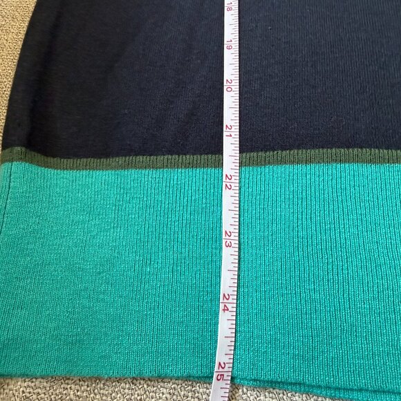 Banana Republic X Issa London Colorblock Sweater with Pearlized Button detail - Picture 8 of 9